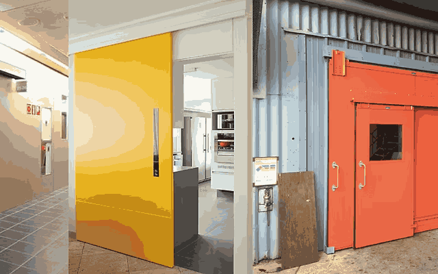Fire Resistant Pocket Doors
