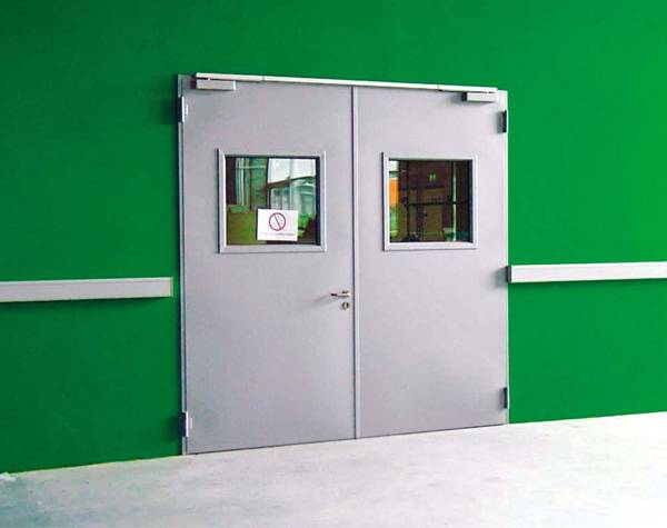 Double Leaf Hinged Fire Resistant Door