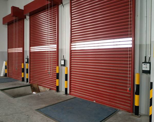 Motorized Fire Rated Rolling Shutters