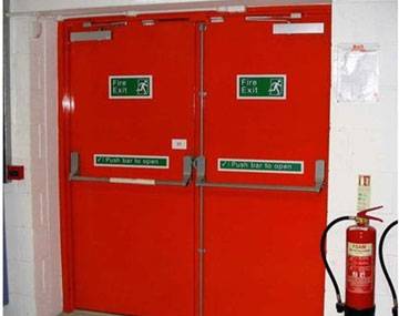 Powder Coated Double Leaf Door